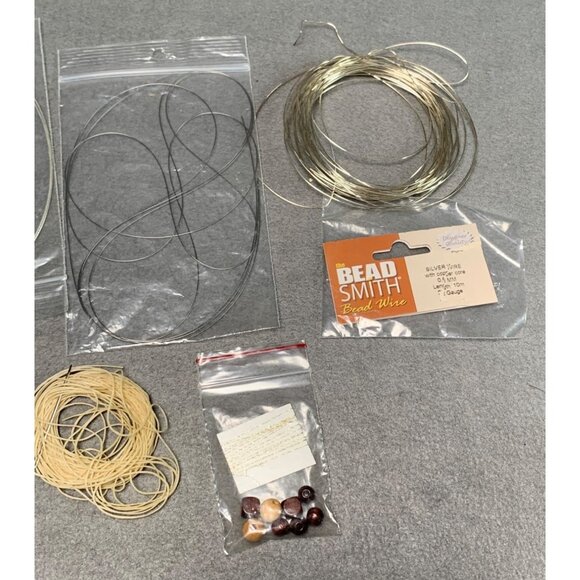 Jewelry Making Kit: Beadsmith Bead Wire Beads Cords & Findings - Picture 3 of 6